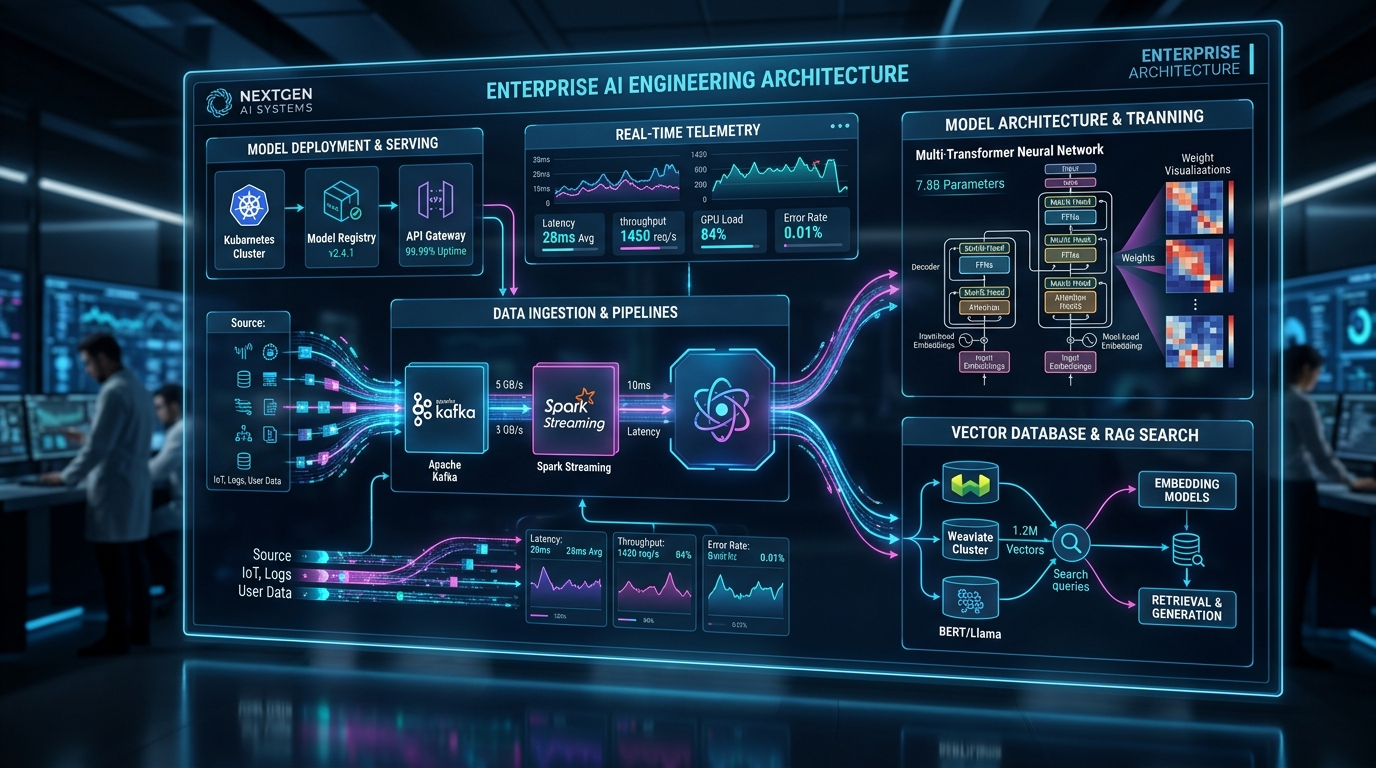Enterprise AI Engineering Architecture Diagram